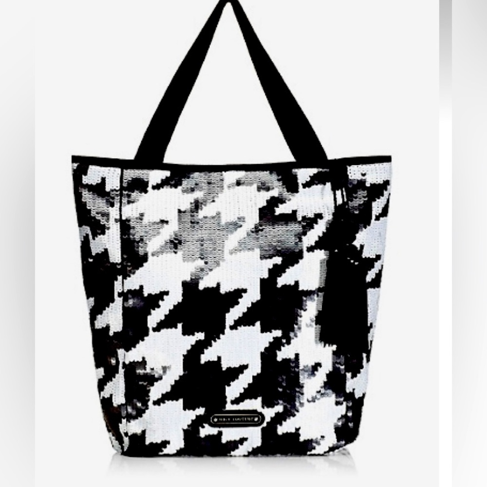 Y2K 🦄🥰 RARE JUICY COUTURE HOUNDSTOOTH SEQUIN TOTE NEW WITH TAGS